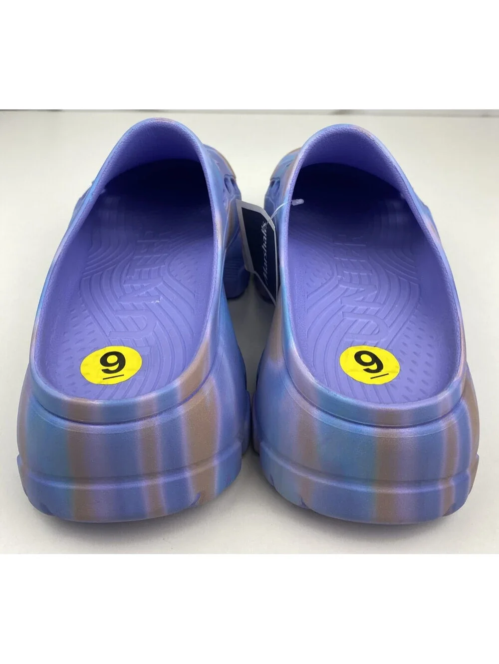 Hunter Bryce Platform Clogs Women's Size 9 Purple Marble Lug Sole NEW